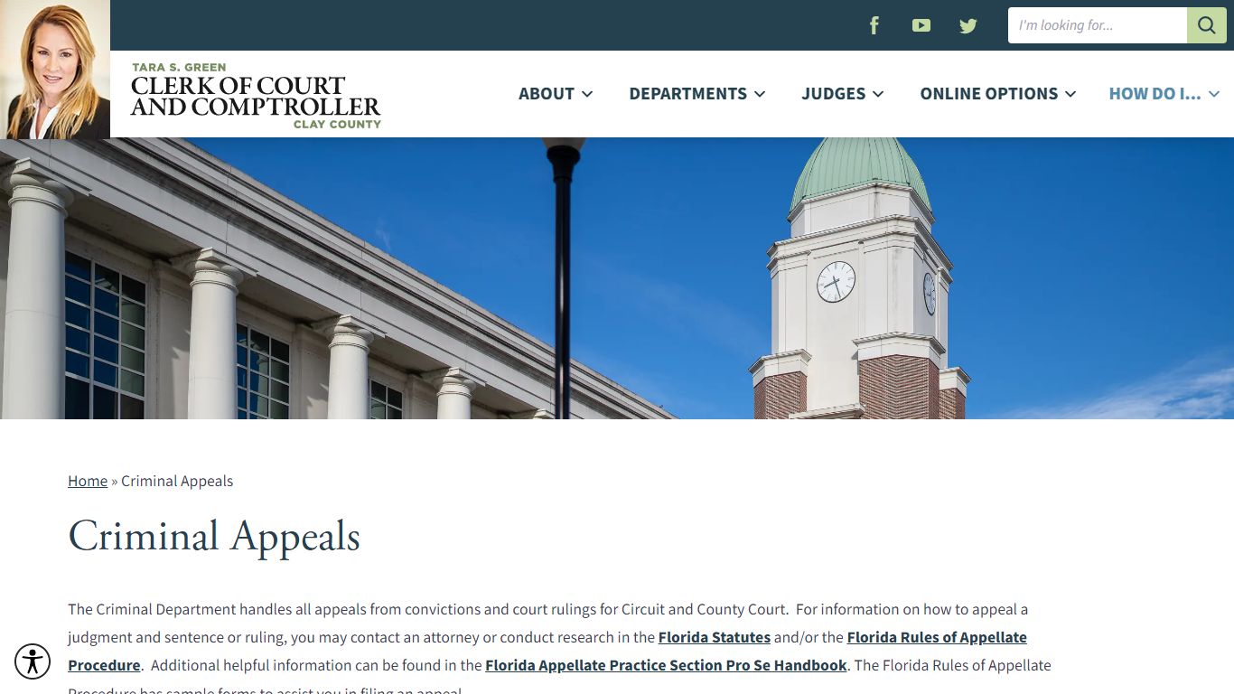 Criminal Appeals | Clay County Clerk of Court
